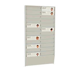 Porte badges mural 24 cases - Paperflow