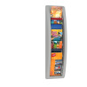 Présentoir mural 4 et 5 cases - Paperflow Quick fit