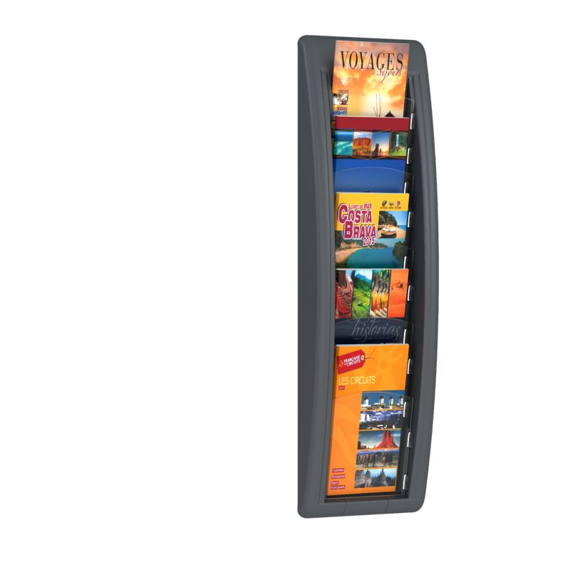 Présentoir mural 4 et 5 cases - Paperflow Quick fit