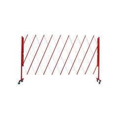 Barrière extensible 3.20 m sur roulettes