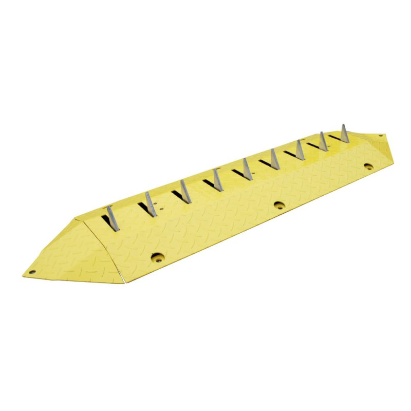 Ralentisseur avec herse anti-retour