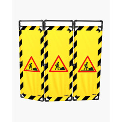 Barrière d'intervention paravent - Chantier / Travaux