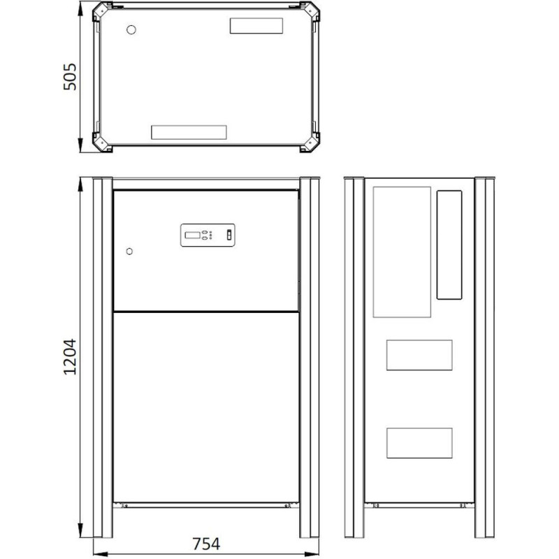 Source centralisée à courant alternatif PCC - autonomie 1h