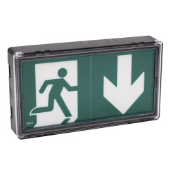 BAES évacuation Lumio 45 ST+ blanc ou noir - Intérieur & Extérieur