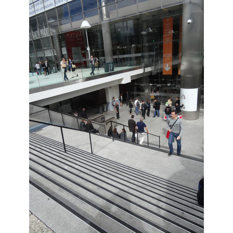 Nez de marche cornière alu minéral