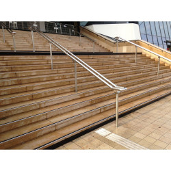 Nez de marche plat alu minéral