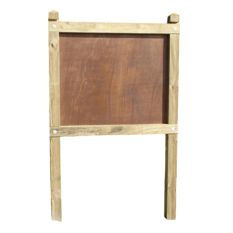 Planimètre en bois pour affichage publicitaire libre