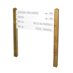 Bi-mats extérieur bois - Lot de 2