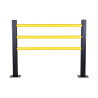 Barrière piétonne 3 lisses sur mesure D-Flexx Delta