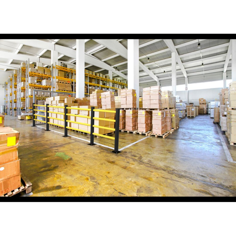 Barrière piétonne 4 lisses sur mesure D-Flexx Delta