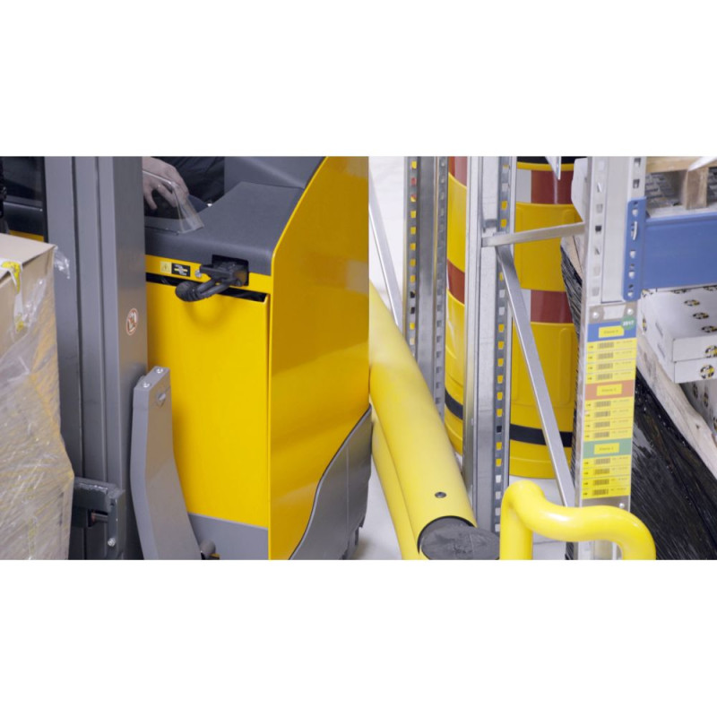 Barrière de rayonnage rail silmple D-flexx Charlie