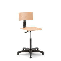 Siège d'atelier ergonomique RUMBA - Bois
