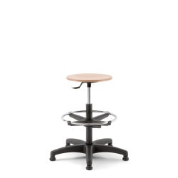 Tabouret technique d'atelier MEA WOOD - Bois