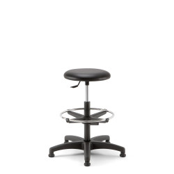 Tabouret technique MEA SOFT - Tissu noir