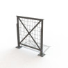 Barrière de rue Mérignac grillagée