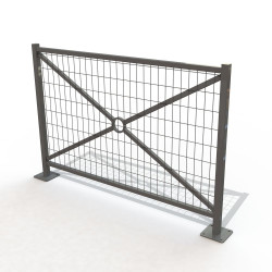 Barrière de ville grillagée - Pyla