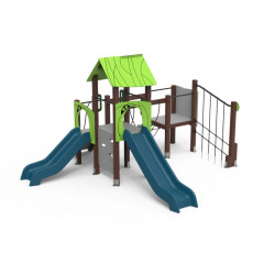 Pack aire de jeux 4 structures - Area Reb 100 m²