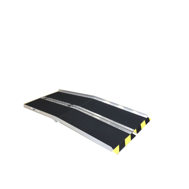 Rampe PMR valise pliable en 2 ou 4 - Surface antidérapante - ECO+