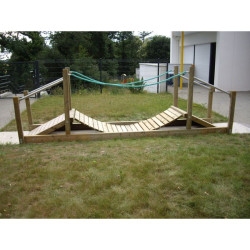 Module Handi Acces Petit Pont de Rivière pour parcours sportif