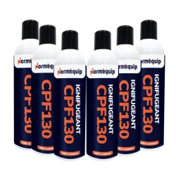Pack 6 bombes aérosols 300 ml ignifuge papier CPF 130