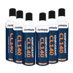 Pack 6 bombes aérosols 300 ml ignifuge laine CL 140