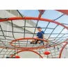 Dôme avec filet à grimper pour aire de jeux extérieur