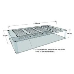 Plateau plexi pour dépôt de portable - la pause numérique
