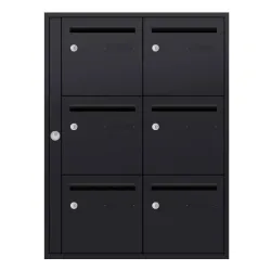 Bloc boite aux lettres intérieur - Edelen Excellence acier classique