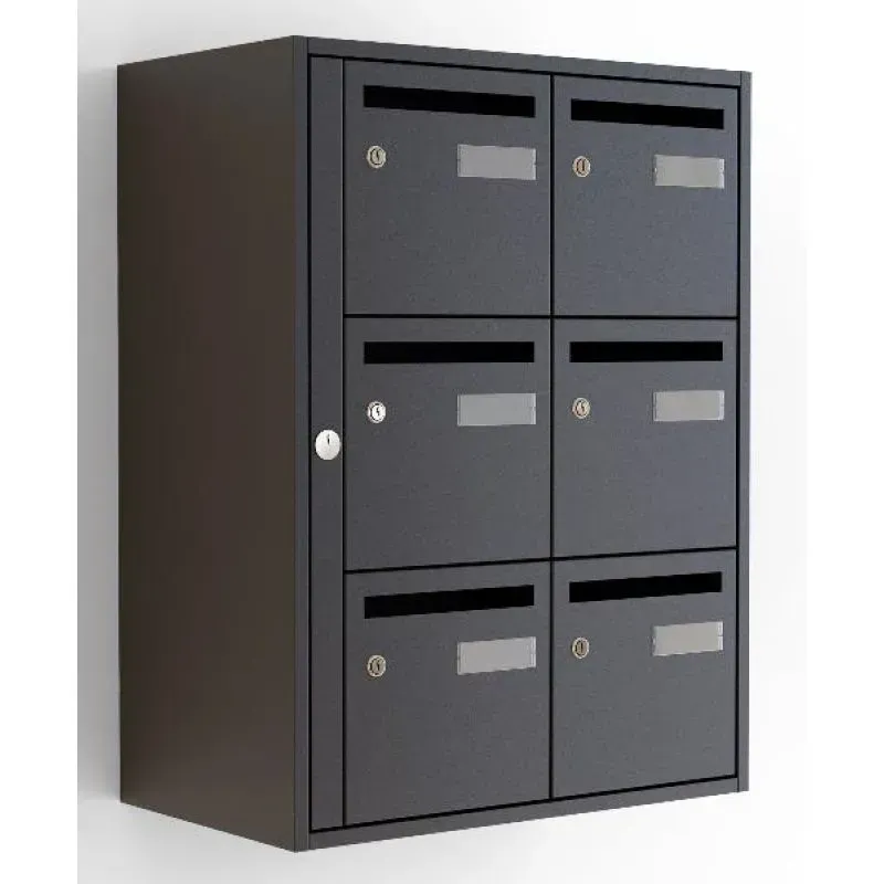 Bloc boite aux lettres intérieur - Edelen Excellence acier classique