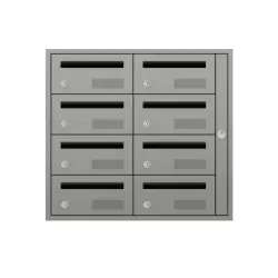 Bloc boite aux lettres rénovation d'intérieur - Edelen Evidence acier