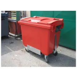 Prise fourches pour conteneur poubelle 660L / 770L