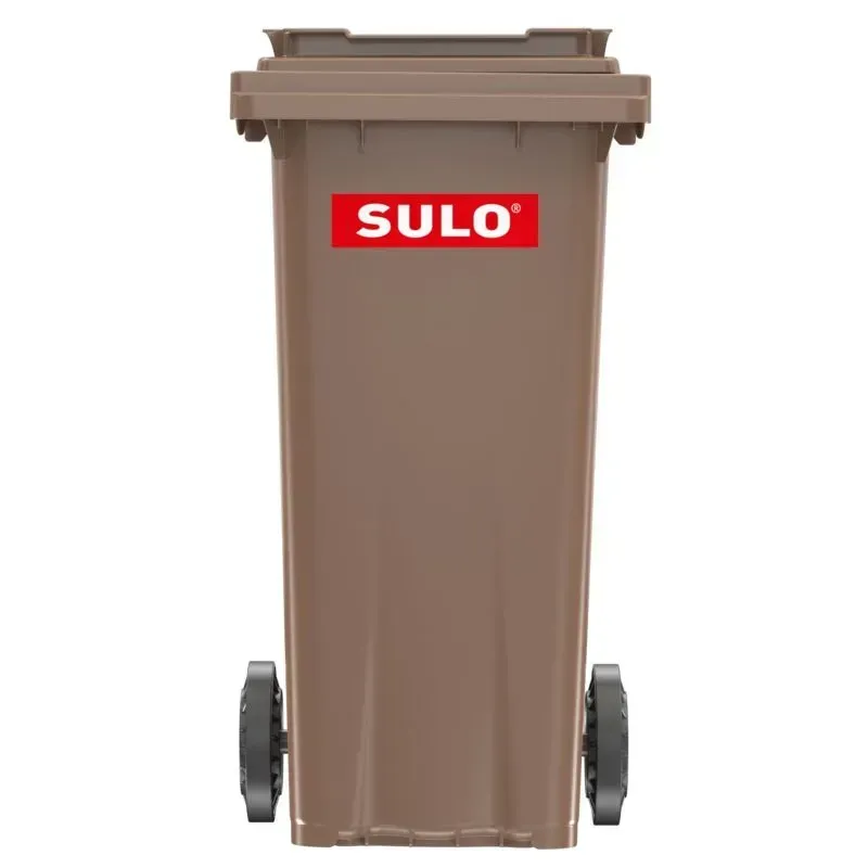 Poubelle déchets organiques 120L marron - Sulo