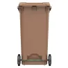 Bac poubelle déchets organiques 240L marron - Sulo