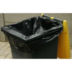Housse conteneur poubelle noire 120/140L - lot de 100