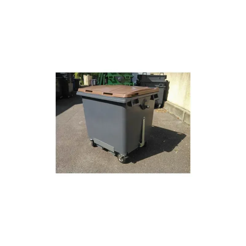 Attelage renforcé conteneur poubelle 4 roues Sulo et Contenur