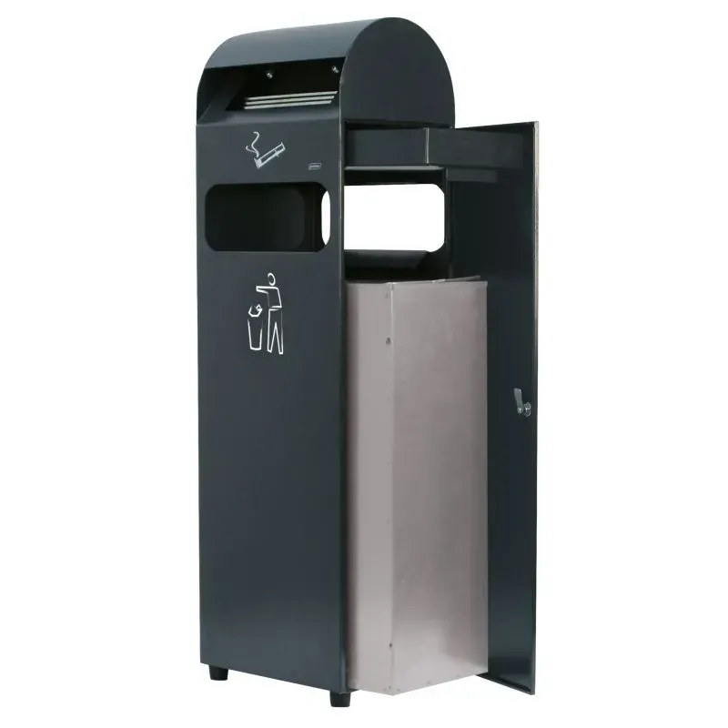 Poubelle cendrier grande contenance