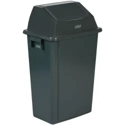 Collecteur avec couvercle basculant et support mural