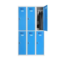 Casier vestiaire 2 casiers par colonne