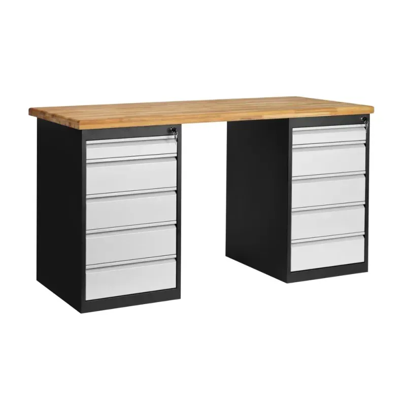 Etabli d'atelier avec 2 caissons intégrés - 3000kg