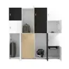 Armoire de bureau avec casiers pour vêtements et effets personnels