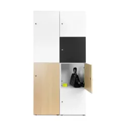 Armoire de bureau avec casiers pour vêtements et effets personnels