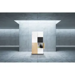 Armoire de bureau avec casiers pour vêtements et effets personnels