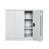 Armoire basse monobloc portes pliantes