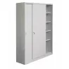 Armoire haute monobloc portes coulissantes