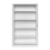 Armoire haute monobloc portes rideaux