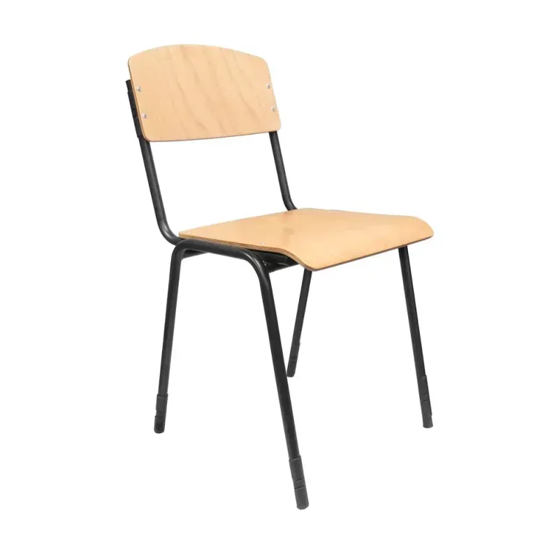 Chaise en bois 4 pieds métal - CMA