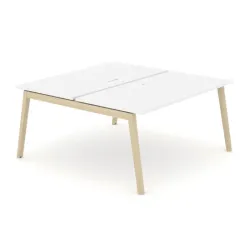 Bureau bench 2 personnes NET WOOD