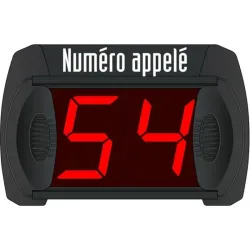 Afficheur file d'attente à 2 chiffres