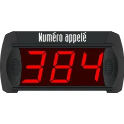 Afficheur file d'attente à 3 chiffres