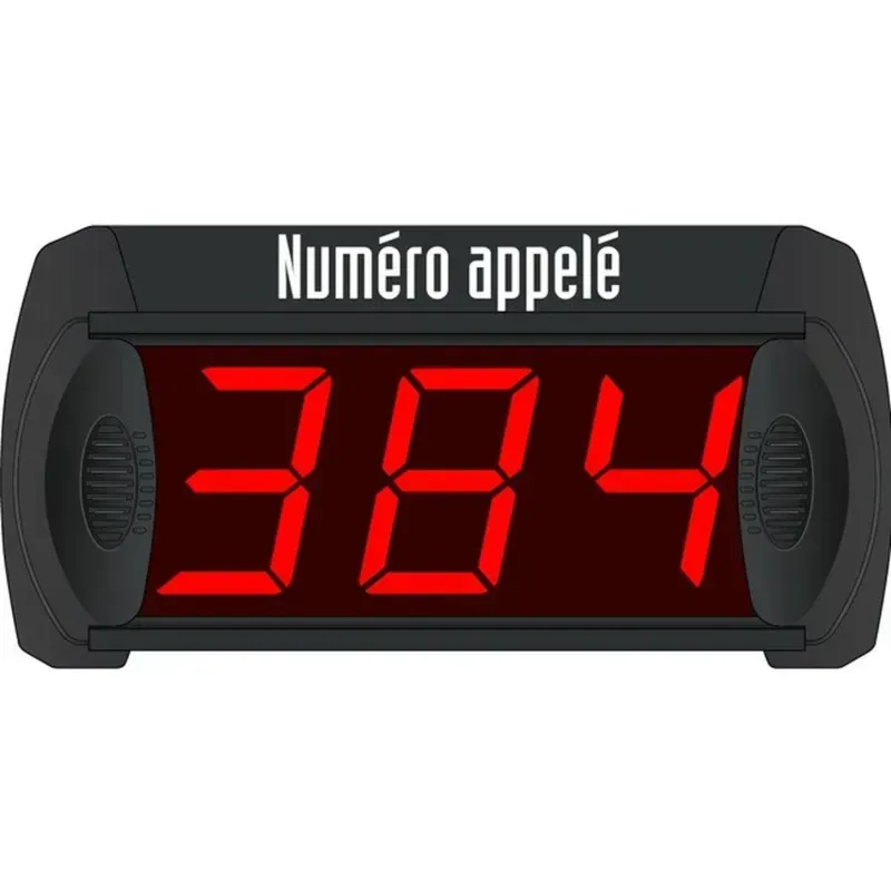 Afficheur file d'attente à 3 chiffres